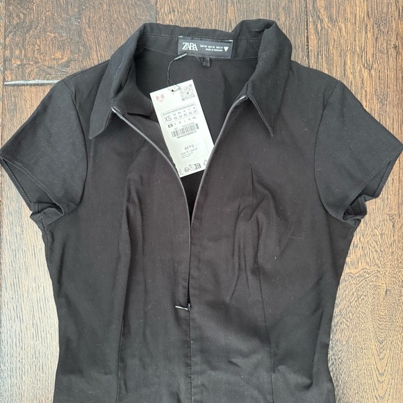 ZARA Black Skater Dress - Picture 3 of 5